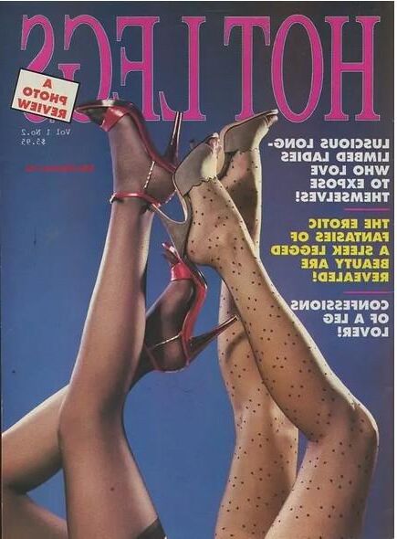another round vintage leg and foot fetish magazine covers