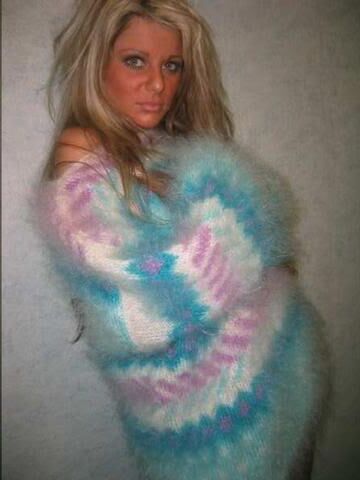 Angelique vintage angora mohair sweaters