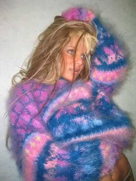 Angelique vintage angora mohair sweaters