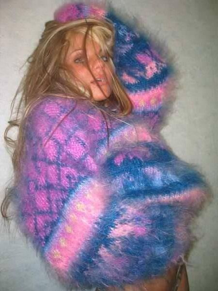 Angelique vintage angora mohair sweaters