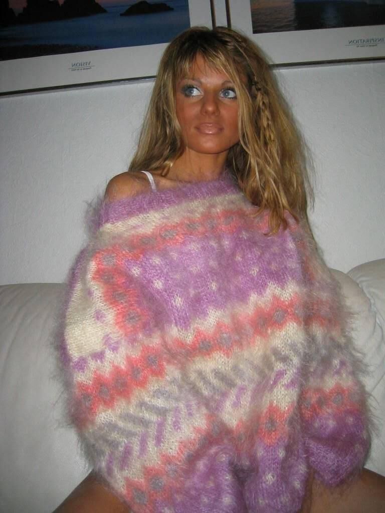 Angelique vintage angora mohair sweaters