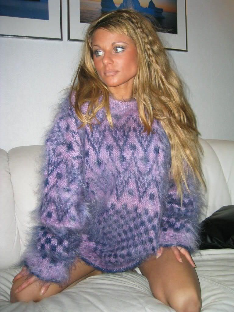Angelique vintage angora mohair sweaters