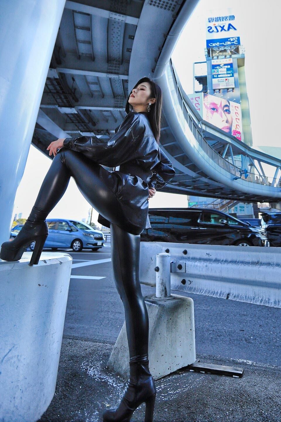Asian, Lack, Nylons 