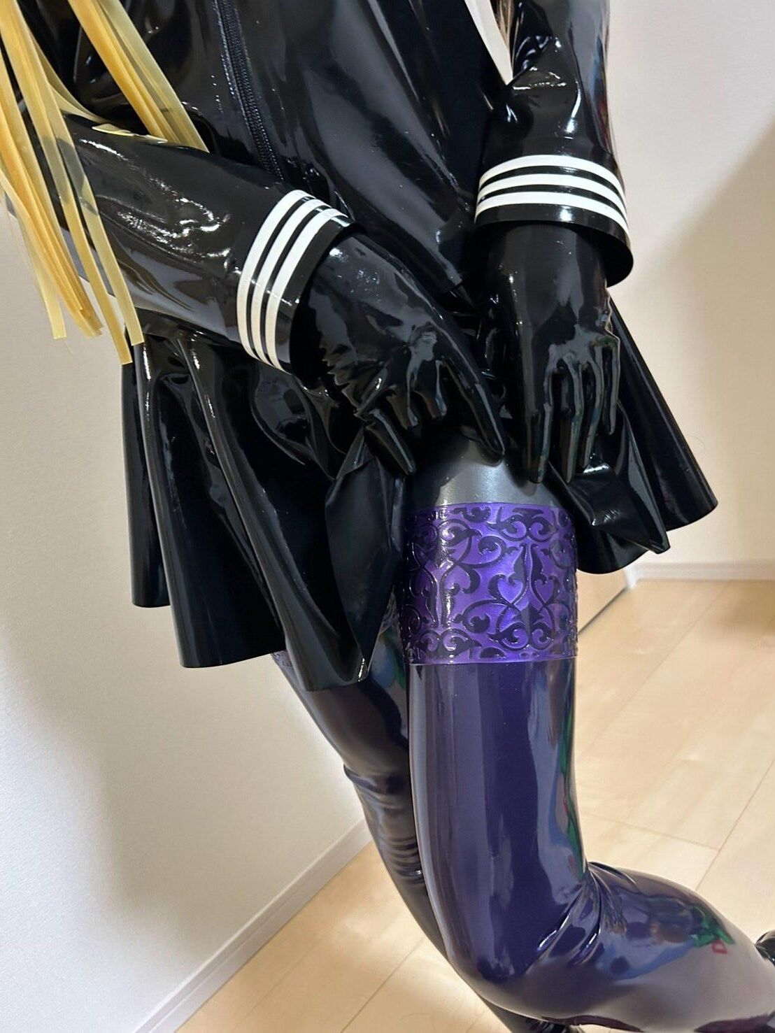 Asian, Lack, Nylons 