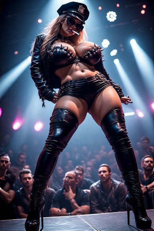 巨乳喫煙フェムドムストリッパー