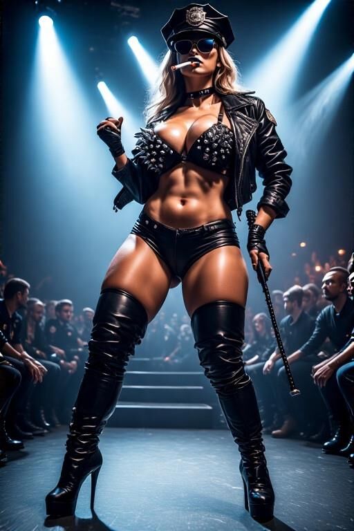 巨乳喫煙フェムドムストリッパー