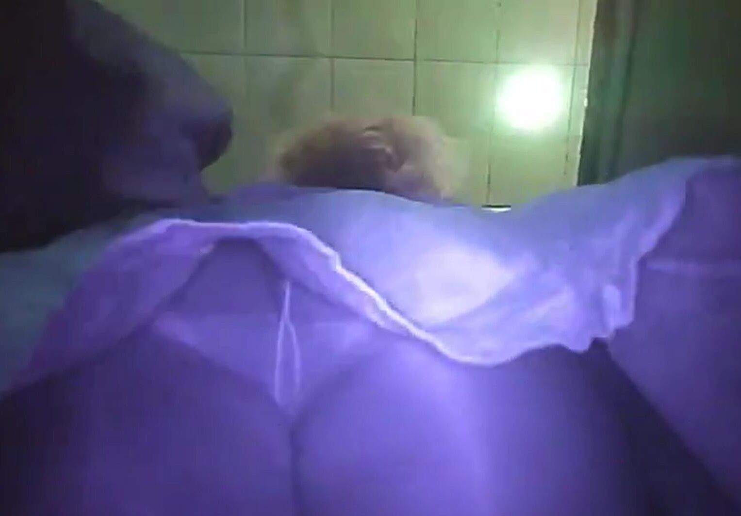 Upskirt white pantyhose