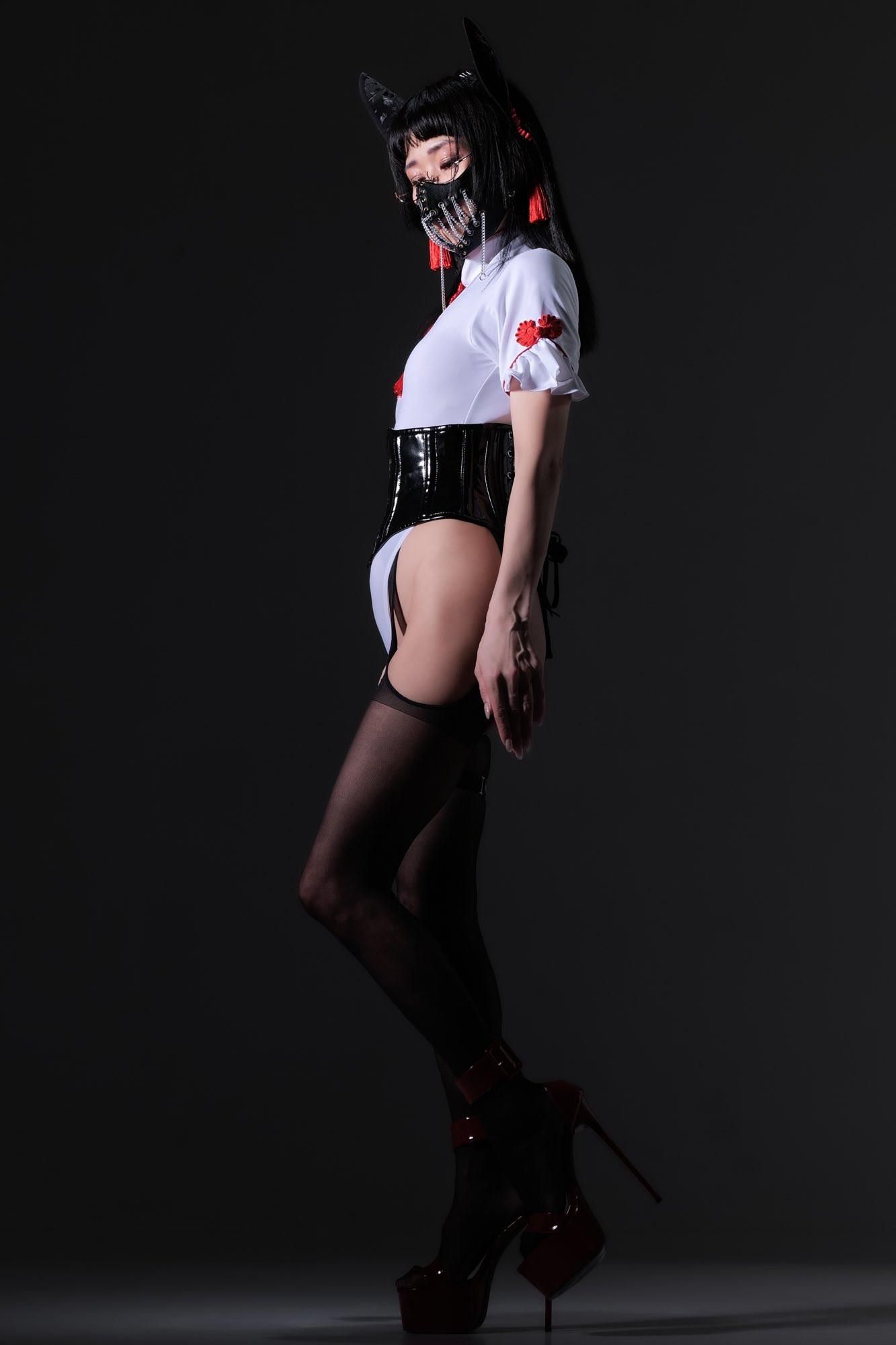 Asian, Lack, Nylons 
