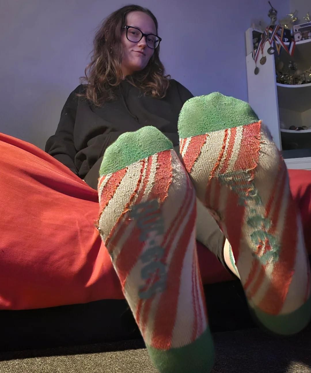 Femdom Training: Sniff My Socks! I Want Their Smell in Your Nose