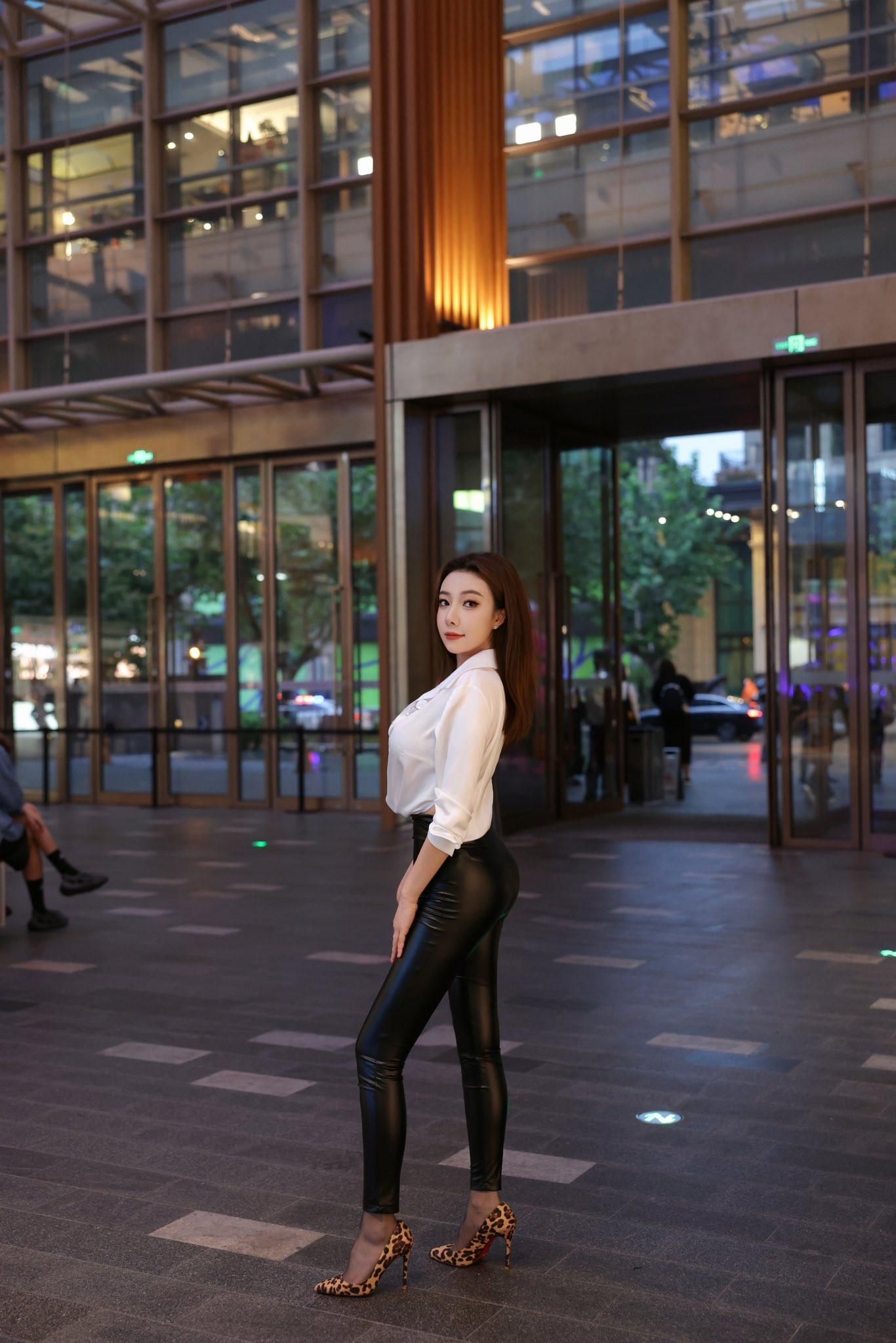 Asian, Lack, Nylons 