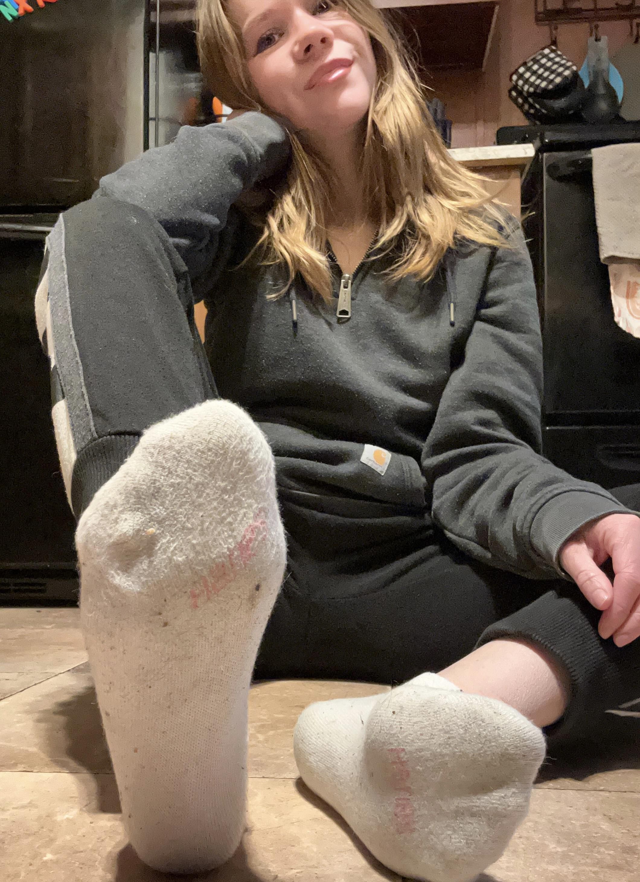 Femdom Training: Sniff My Socks! I Want Their Smell in Your Nose