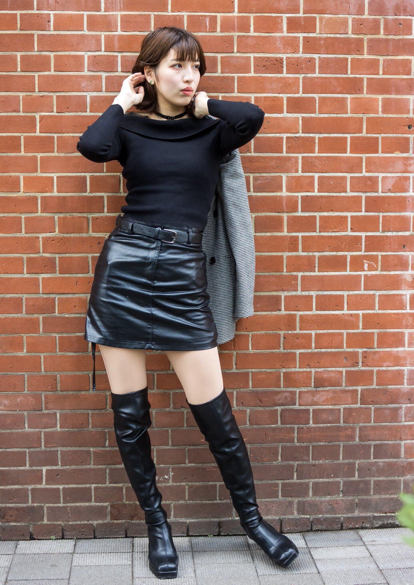 Asian, Lack, Nylons 