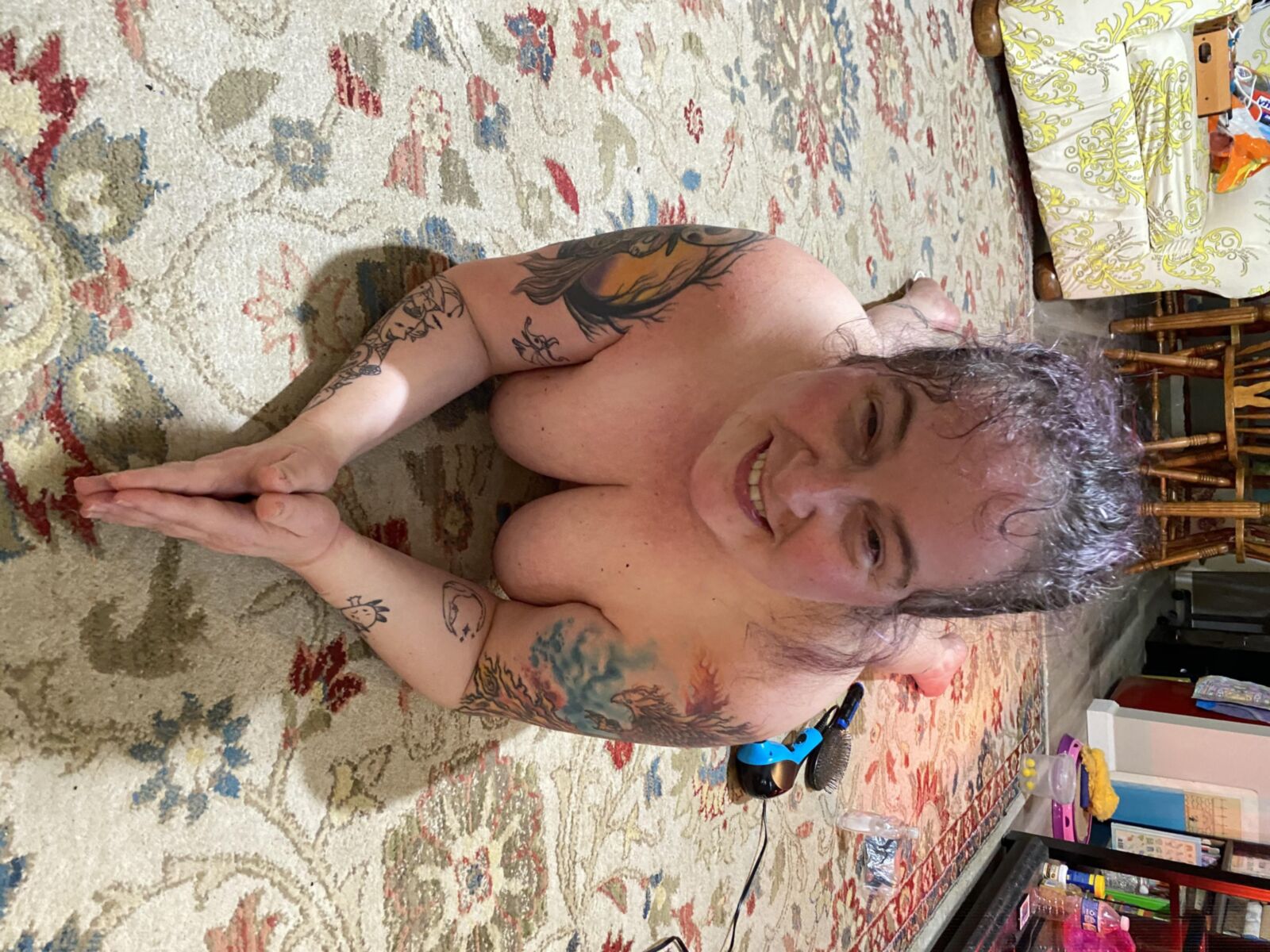 Amateur Pig hogtied wife Anne 