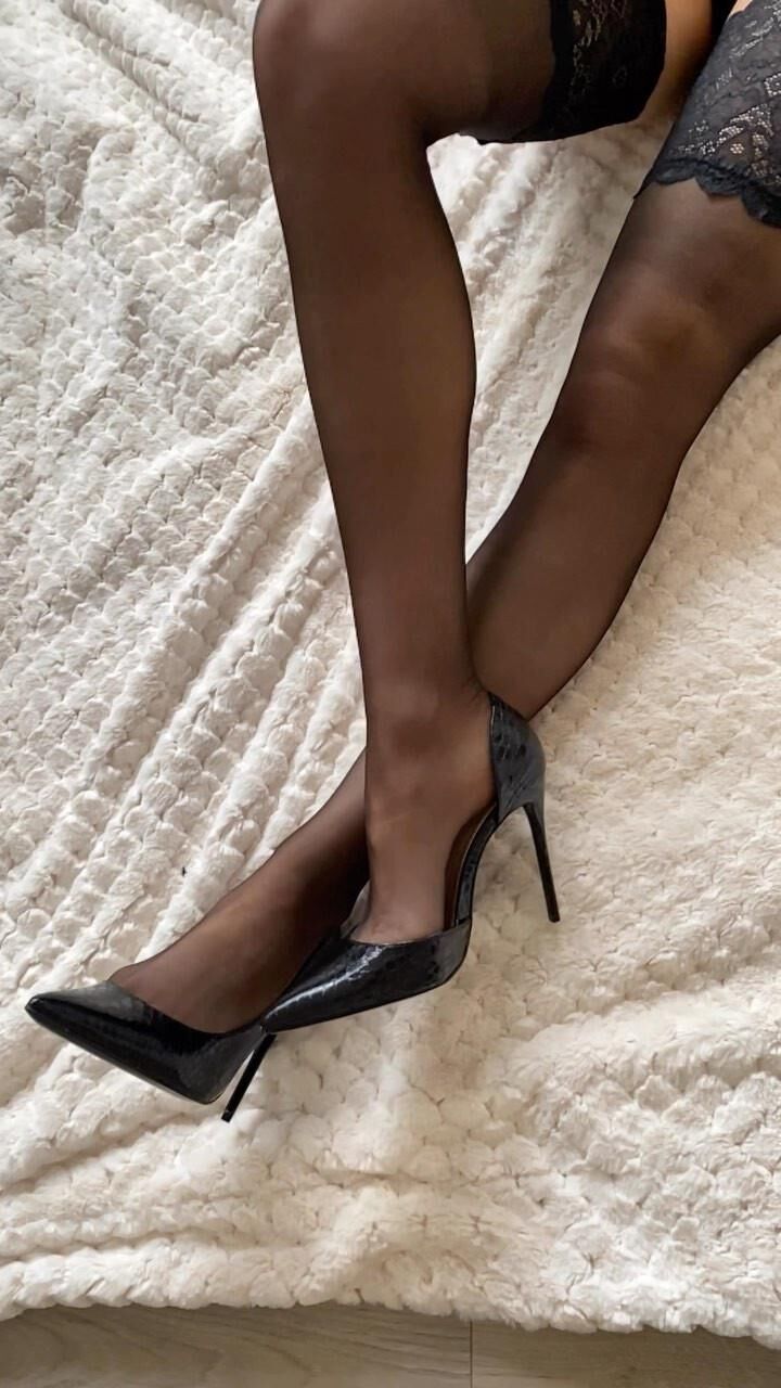 Alise Wearing Stockings