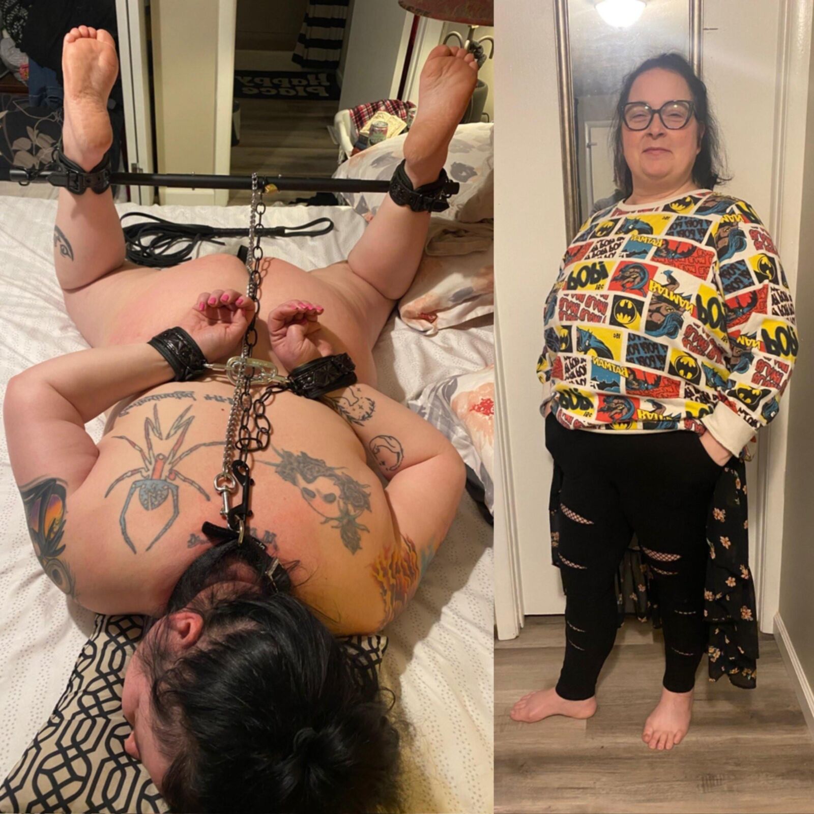Amateur Pig hogtied wife Anne 