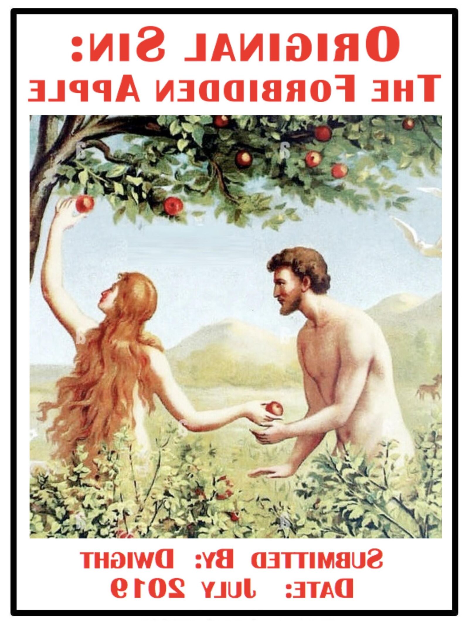 Pecado original: "La manzana prohibida"