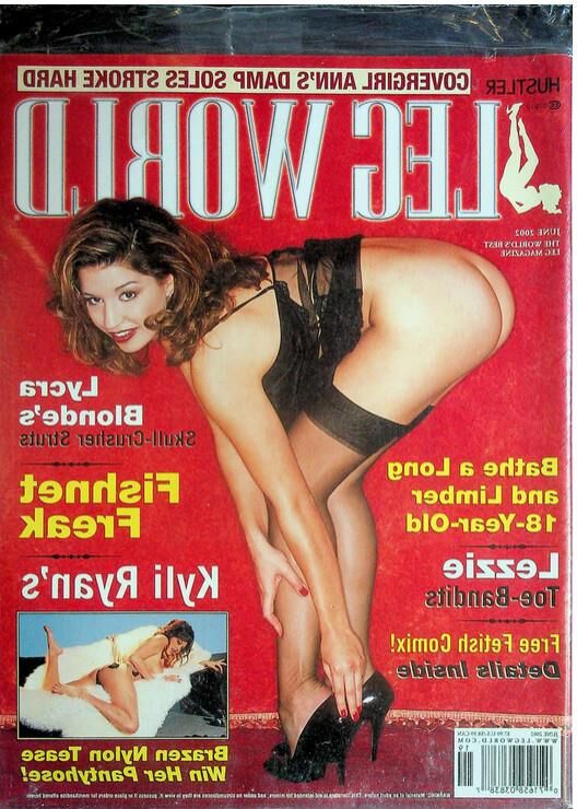 portadas de revista fetiche de piernas y pies