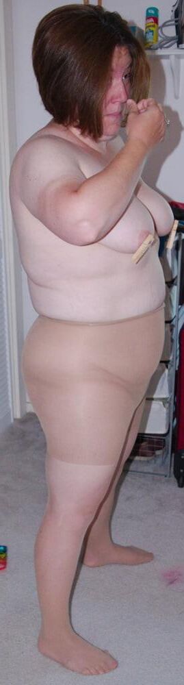 Jennifer BBW Wife Pantyhose