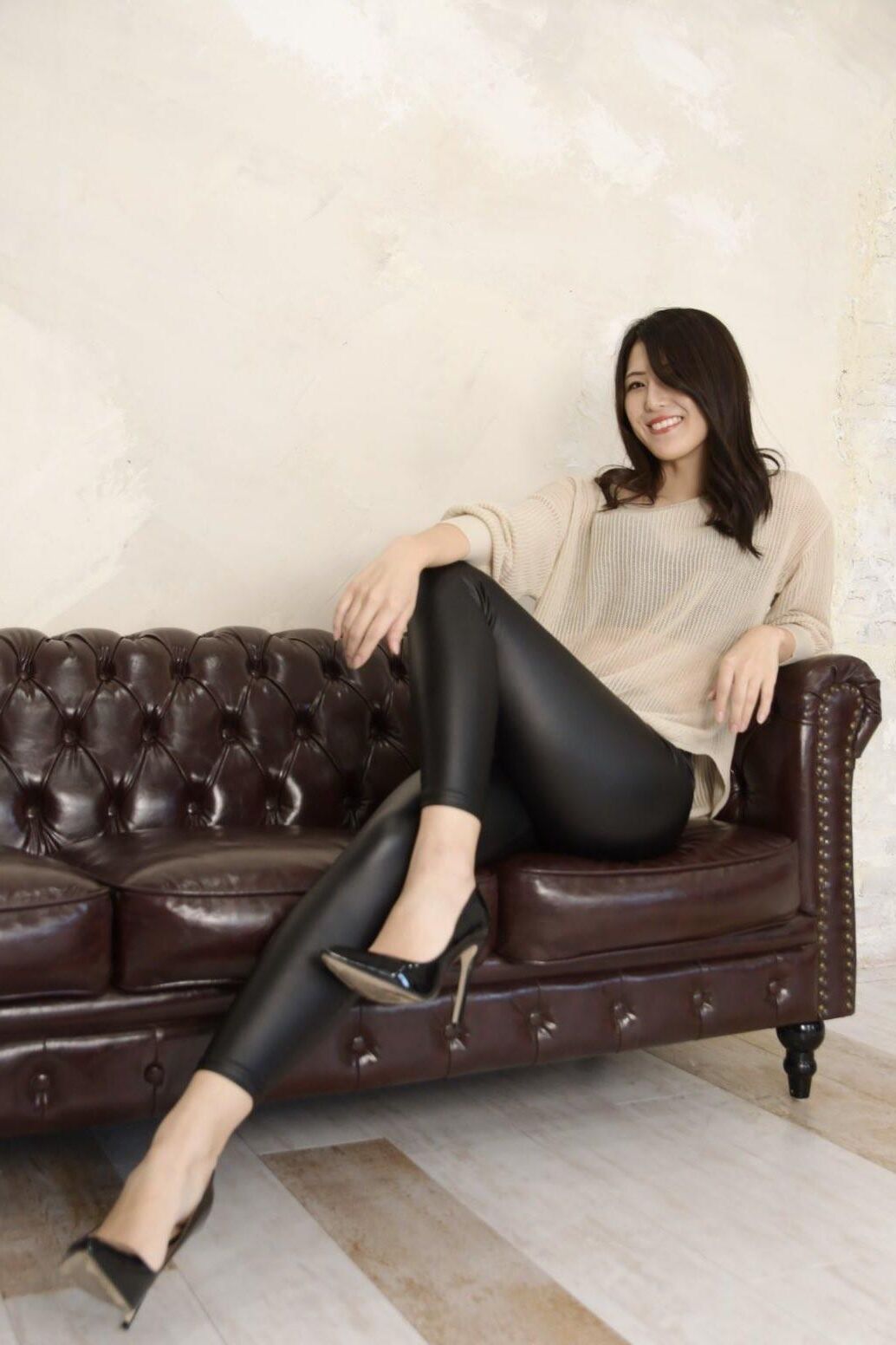 Asian, Lack, Nylons 