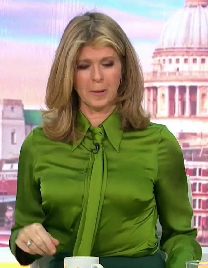 Busty UK TV MILF Tit Slut Kate Garraway, Morning Wood Support