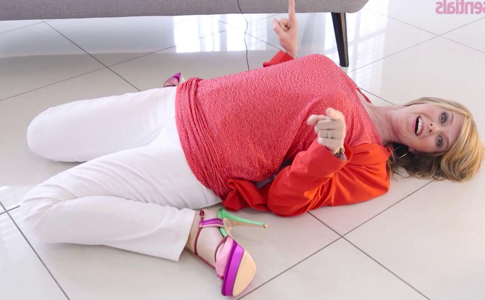 Busty UK TV MILF Tit Slut Kate Garraway, Morning Wood Support