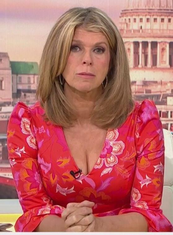 Busty UK TV MILF Tit Slut Kate Garraway, Morning Wood Support