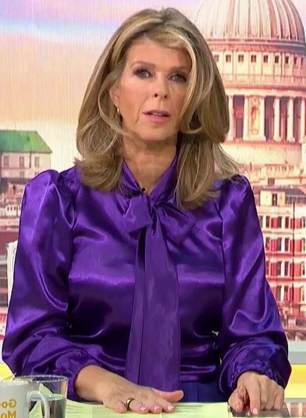 Busty UK TV MILF Tit Slut Kate Garraway, Morning Wood Support