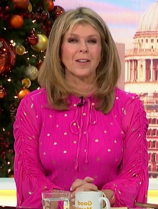 Busty UK TV MILF Tit Slut Kate Garraway, Morning Wood Support