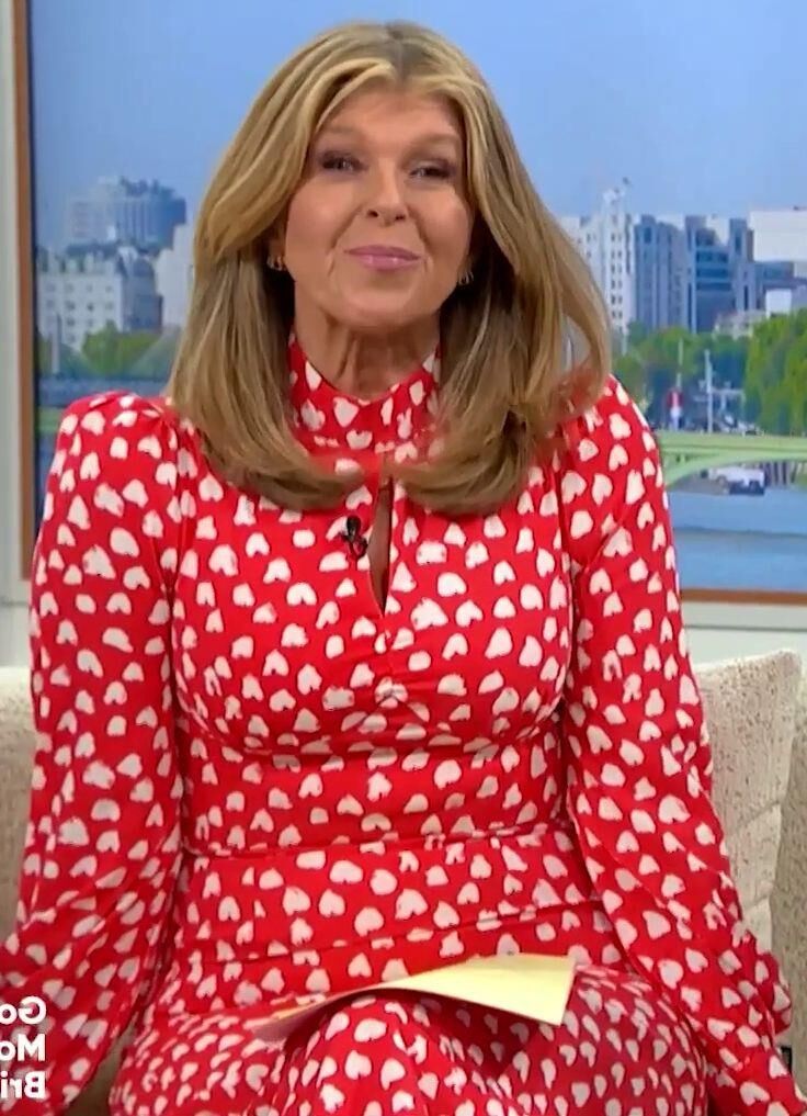 Busty UK TV MILF Tit Slut Kate Garraway, Morning Wood Support