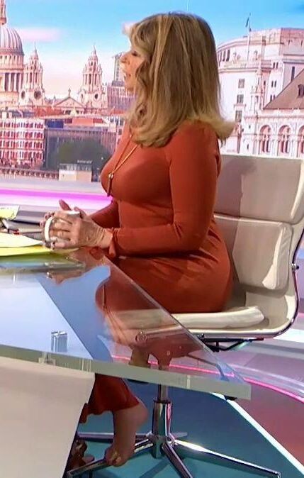 Busty UK TV MILF Tit Slut Kate Garraway, Morning Wood Support