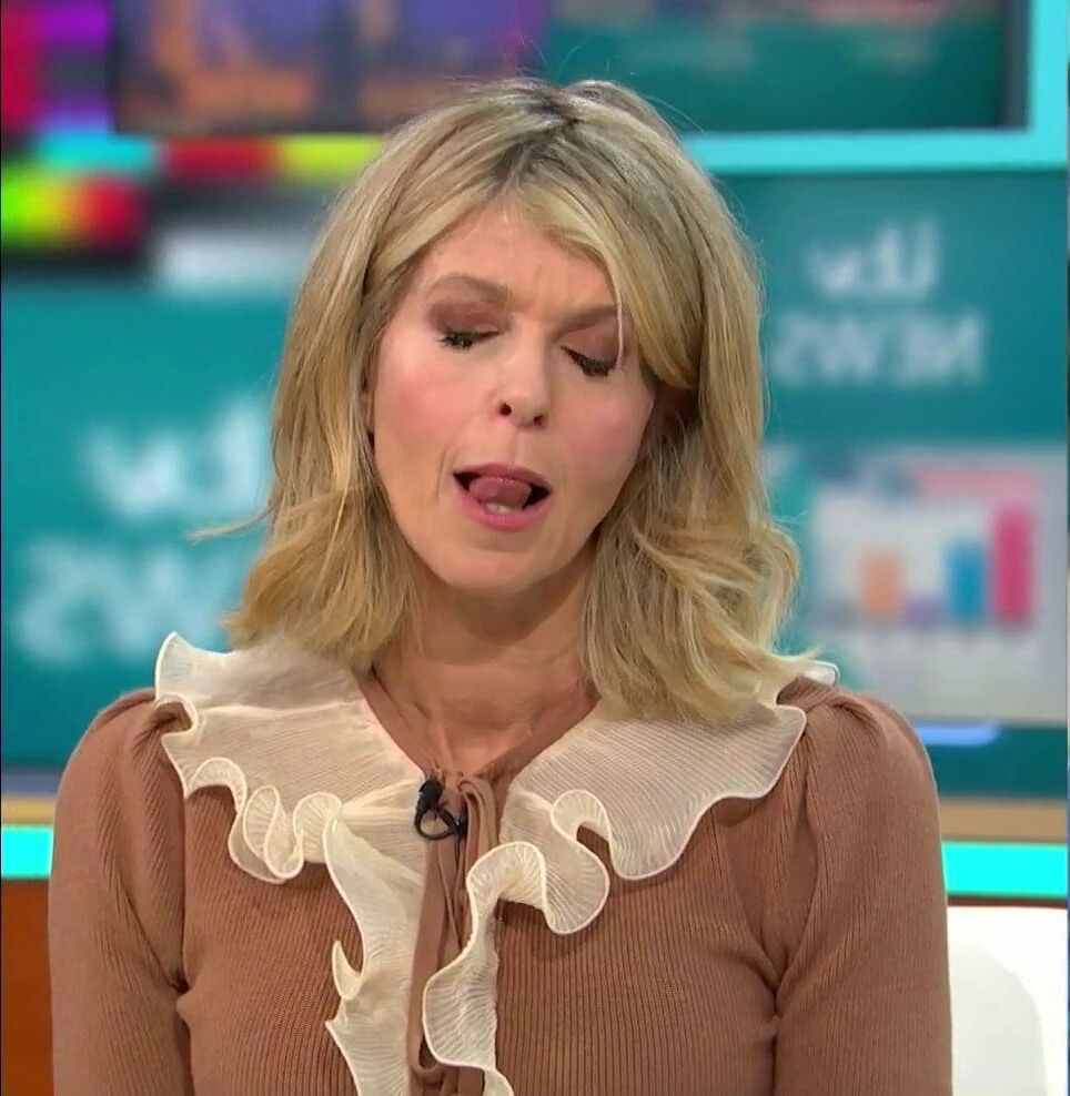 Busty UK TV MILF Tit Slut Kate Garraway, Morning Wood Support