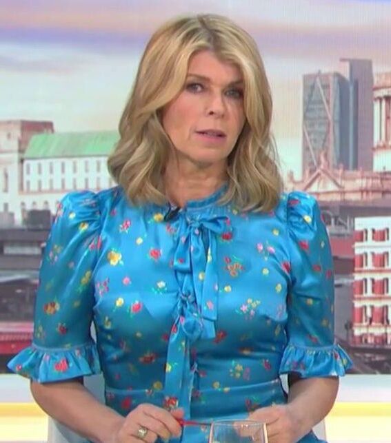 Busty UK TV MILF Tit Slut Kate Garraway, Morning Wood Support