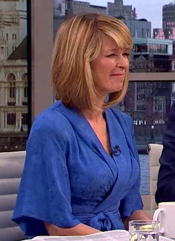 Busty UK TV MILF Tit Slut Kate Garraway, Morning Wood Support