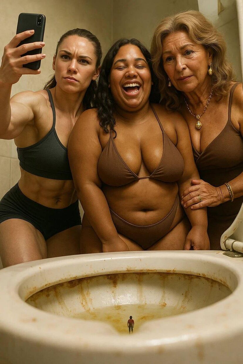 Giantess toilet