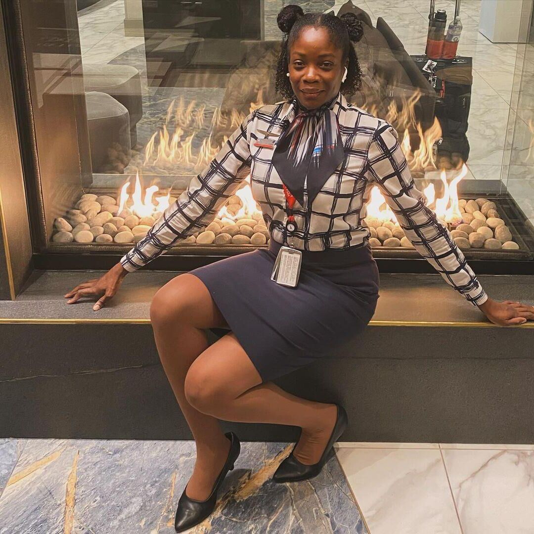 Ebony flight attendants 
