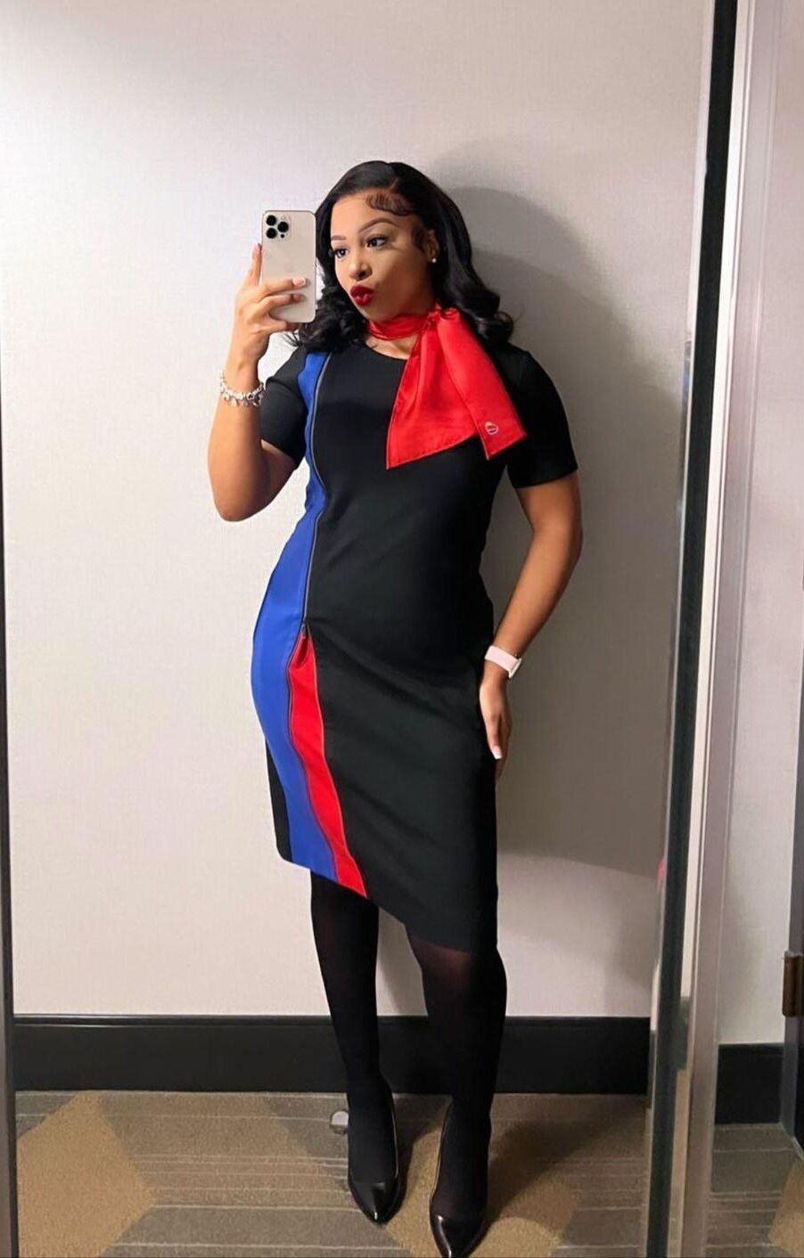 Ebony flight attendants 