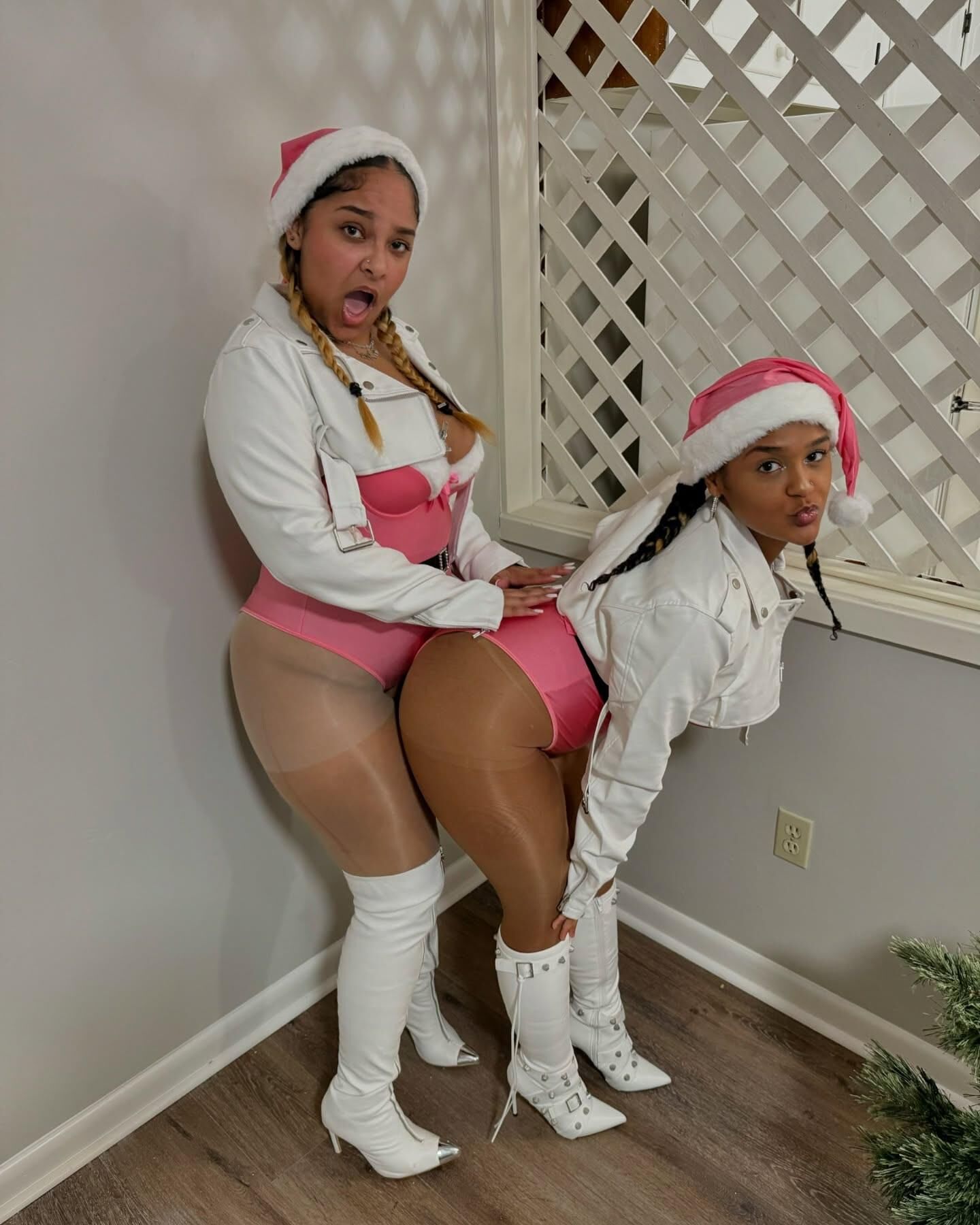 Ebony Pantyhose Beauties 