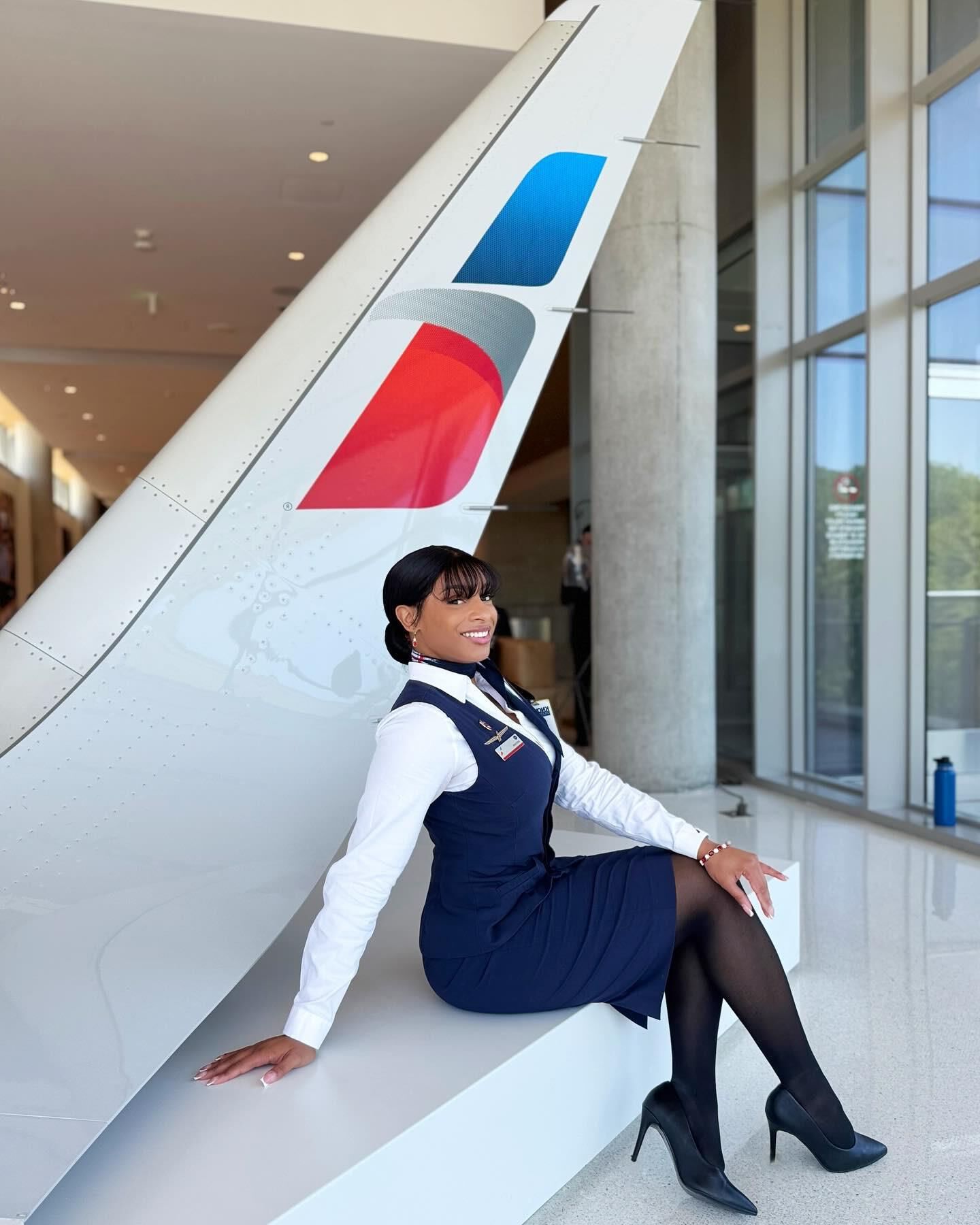Ebony flight attendants 