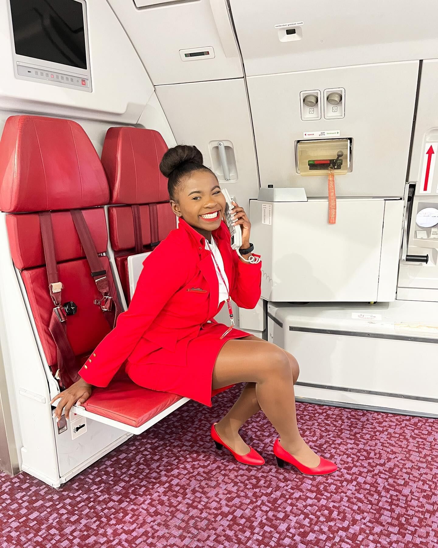 Ebony flight attendants 