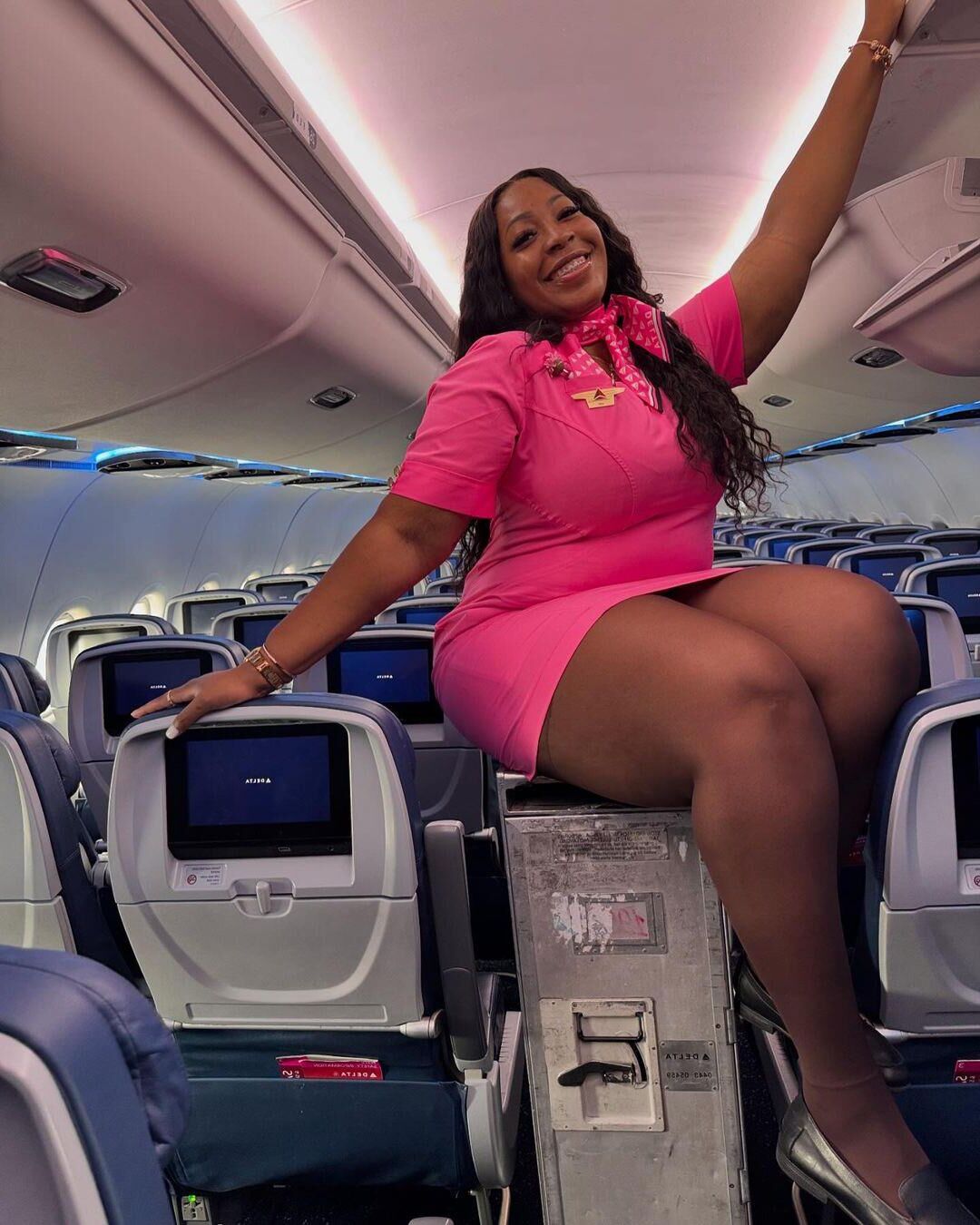 Ebony flight attendants 