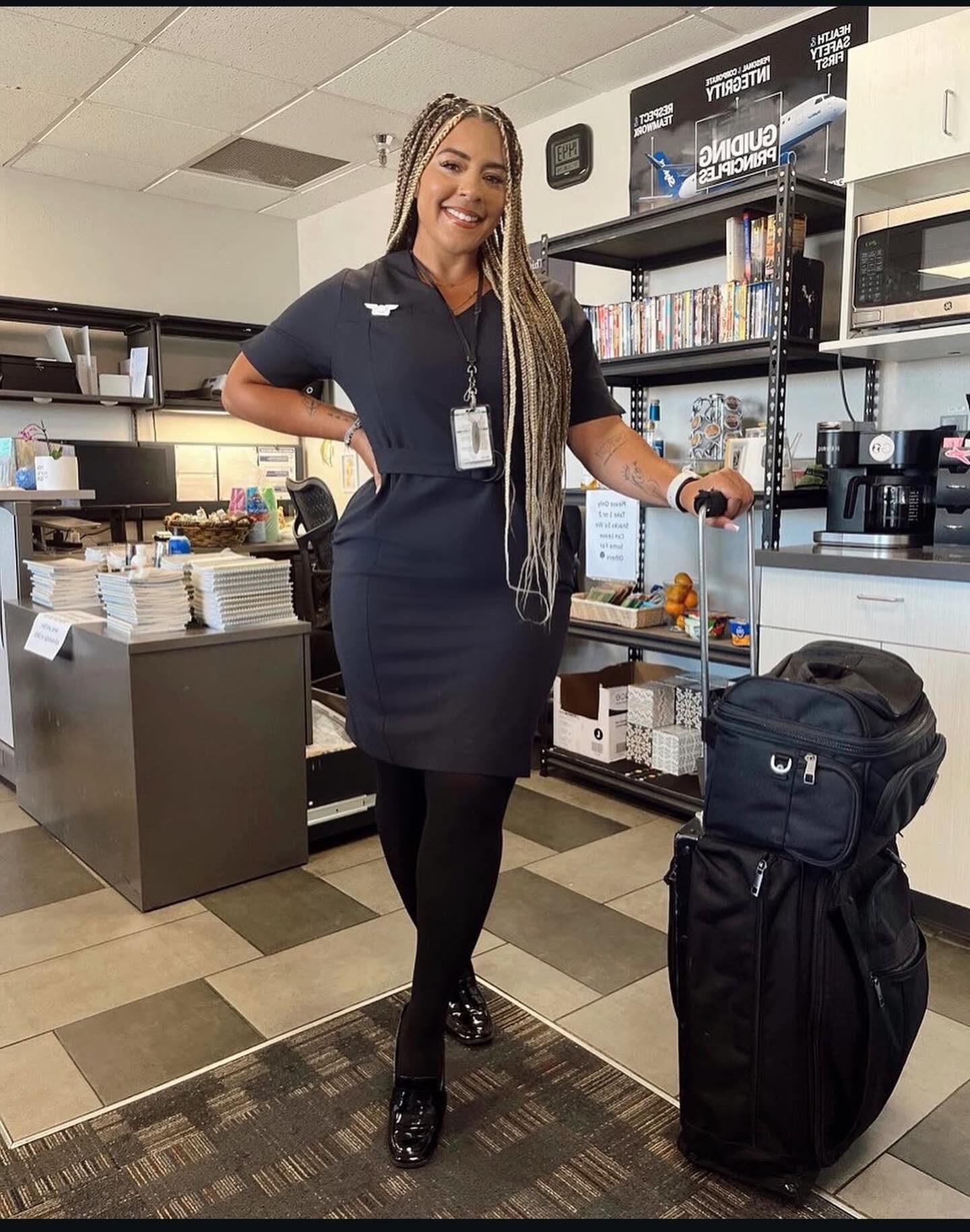 Ebony flight attendants 