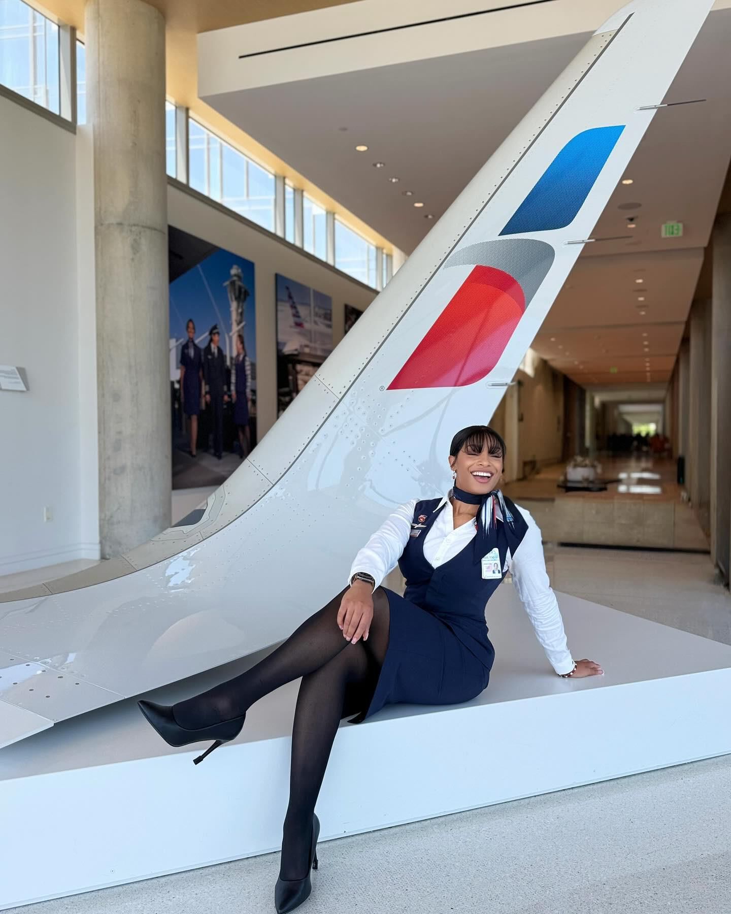 Ebony flight attendants 