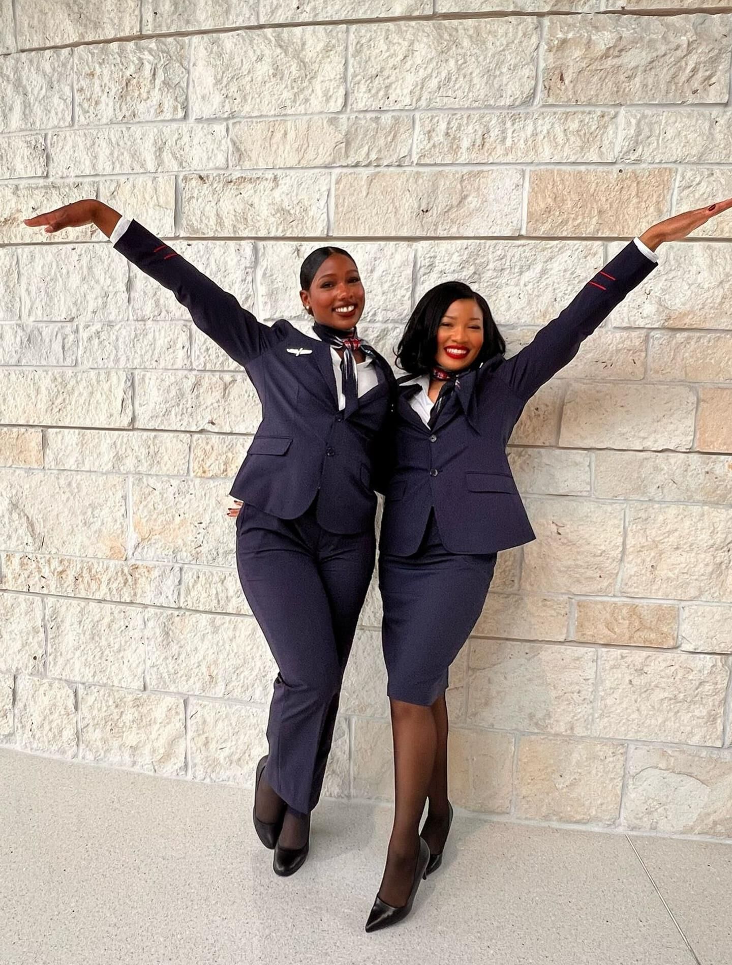 Ebony flight attendants 
