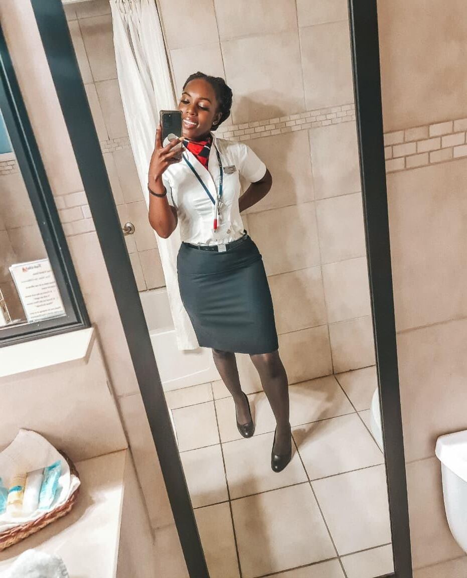 Ebony flight attendants 