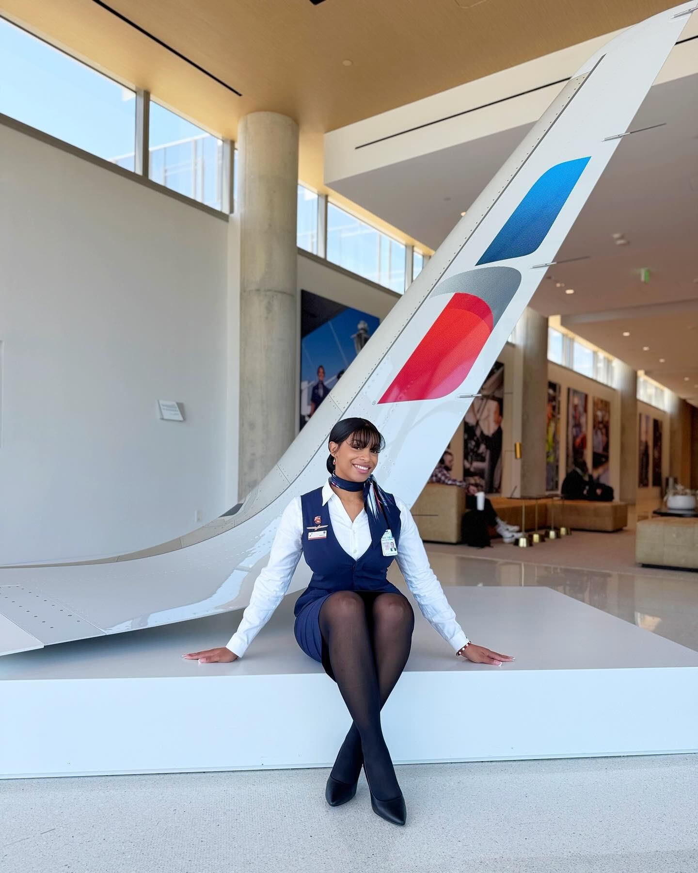 Ebony flight attendants 