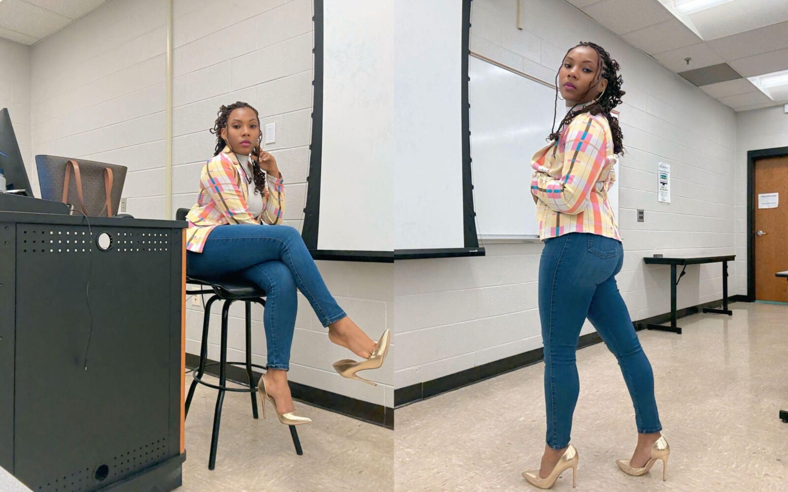 Leggy Ebony Amateurs 