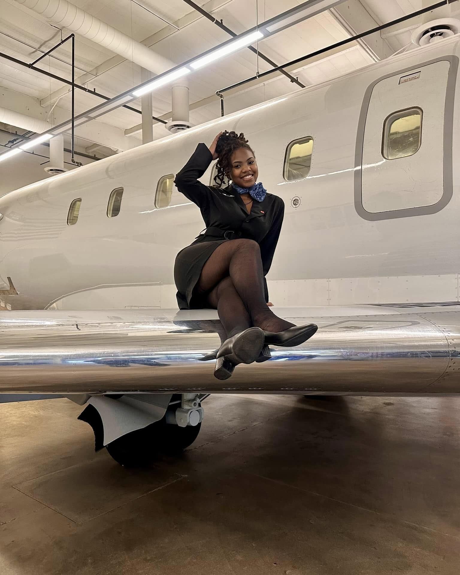 Ebony flight attendants 