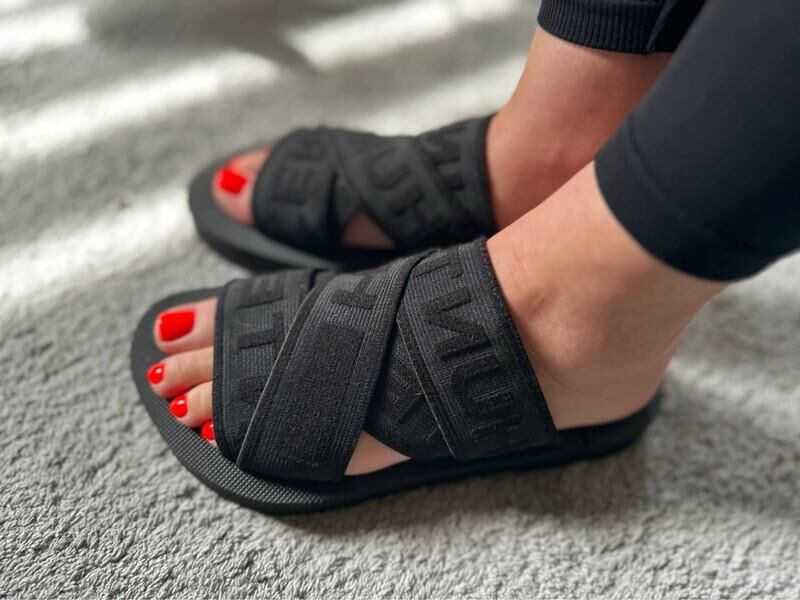 Feet with shoes for fap 