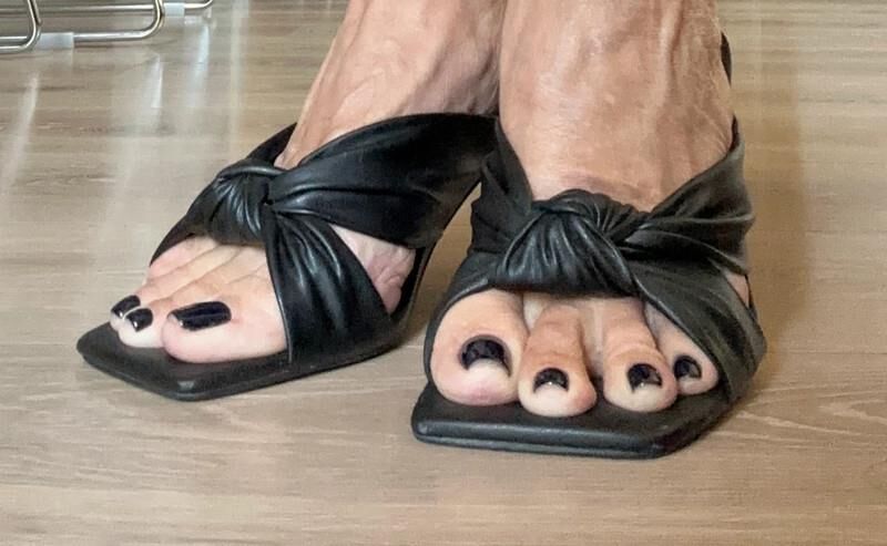 Feet with shoes for fap 