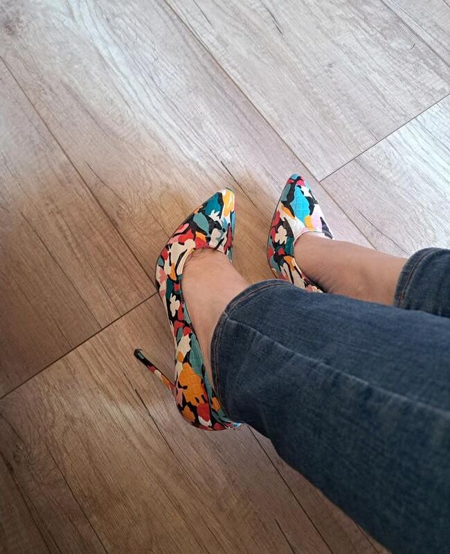 Feet with shoes for fap 